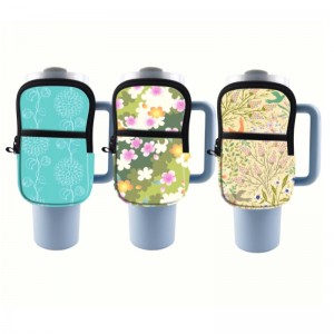 Neopren vandflaskepose til 40 oz 30 oz, damer Gym Fitness tilbehør med justerbar rem